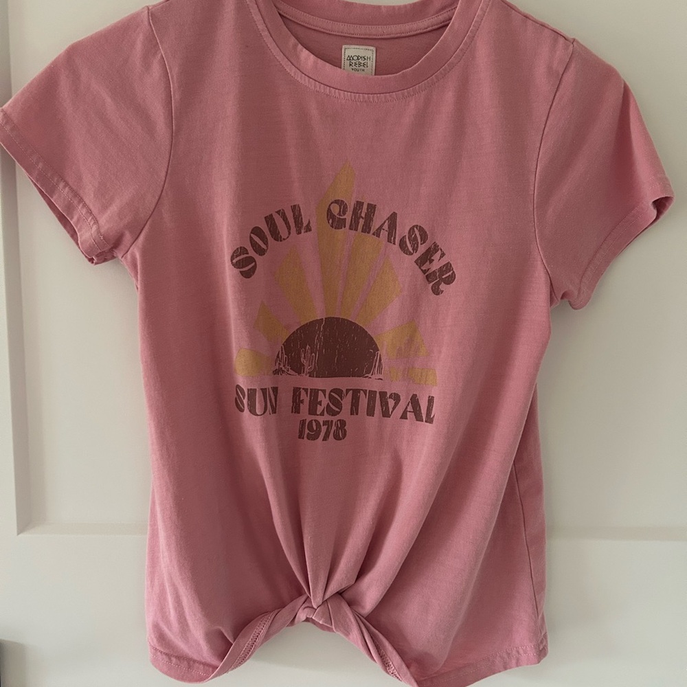 Modish Rebel Kids Pink Festival Tee